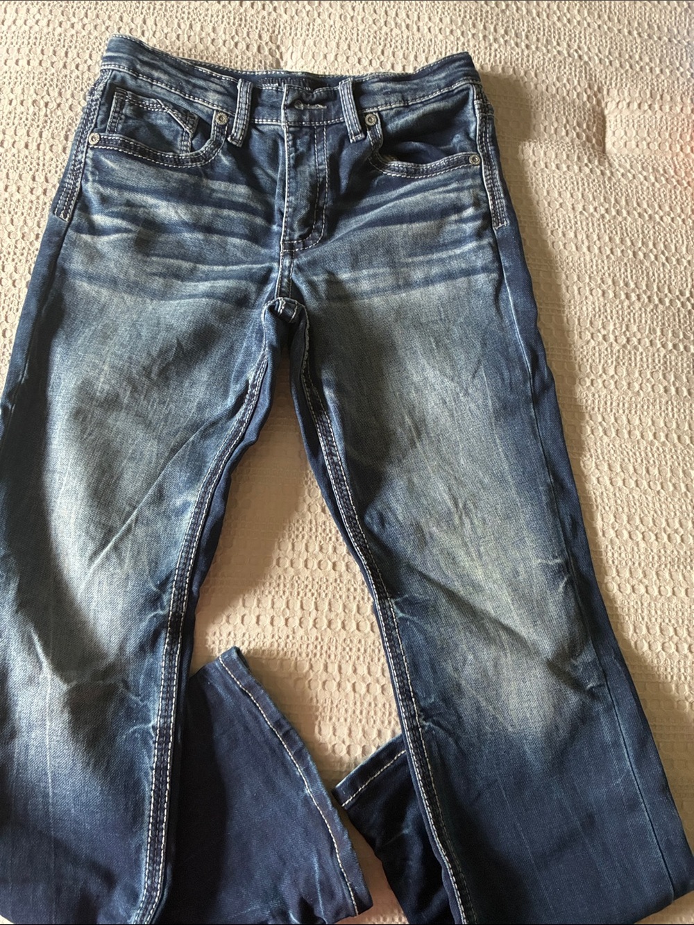 BKE Kids Jake Jr regular Fit Faded Blue Denim Jeans